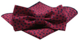 Zestaw: Mucha z Poszetką - Alties - Czerwień