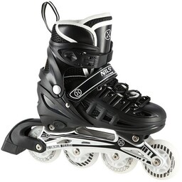 NILS EXTREME Łyżworolki NH10905 4w1 (rozmiar 39-42) Czarny