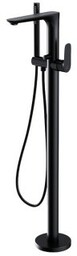 CERSANIT Bateria wannowo-prysznicowa wolnostojąca CREA czarna S951-308