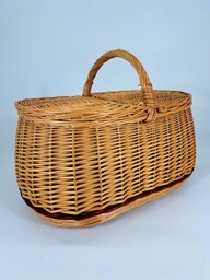 Kosz piknikowy z wikliny tradycyjny - max 51x33x39