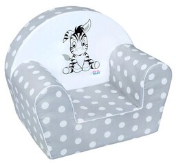 New Baby Fotelik dziecięcy Zebra szary, 42 x