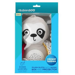 Canpol Babies Pluszowy leniwiec z pozytywką i projektorem