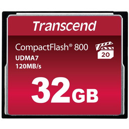 Transcend CF800 32GB CF card MLC NAND flash,