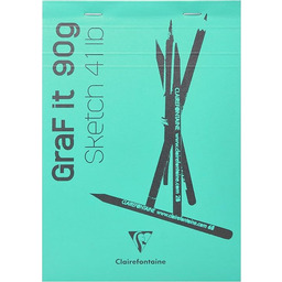 Clairefontaine 96733C - Blok zszywany GraF''it - 80