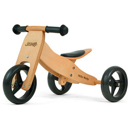 Rowerek trójkołowy drewniany rowerek biegowy Jake 2w1 Milly