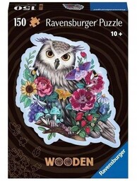Puzzle Drewniane 150 Sowa