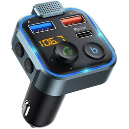 Zestaw EcoBox Transmiter FM Bluetooth 2xUSB + PD