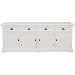 Komoda Brighton 4 drzwi + 4 szuflady white,