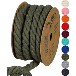 Halbach Seidenbänder Sznurek bawełniany z recyklingu, szerokość: 10