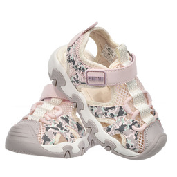 Buty sportowe dziecięce sandałki na rzep lekkie skóra