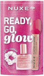 Zestaw Nuxe Ready Go Glow, serum powiększające usta,
