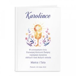 Biblia rozmiar M z nadrukiem dla dziewczynki