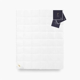 Kołdra puchowa 200x200 Premium gold city 640g biała
