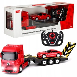 Samochód Sterowany Auto Rc Ciężarówka Laweta Mercedes 2w1