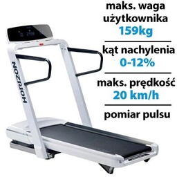 HORIZON FITNESS Bieżnia elektryczna Omega Z Biały 2200W