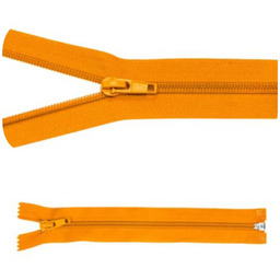 Zamek błyskawiczny #5 Rozdzielczy 55cm Żółty 5szt