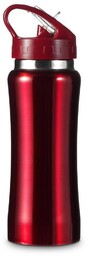 Butelka sportowa 600 ml V4656-05 Czerwony