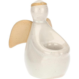 RITUALI DOMESTICI - Stratostrategiczny biały anioł świecznik