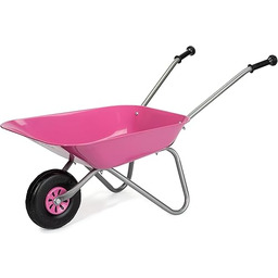 Rolly Toys 274802 Taczka Metalowa, Różowy, Od 2.5