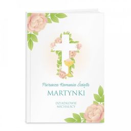 Biblia rozmiar M z nadrukiem dla dziewczynki