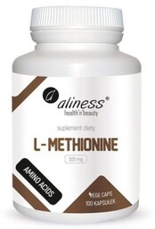 ALINESS L-Methionine 500mg, 100 kapsułek