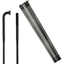 Sapim Zestaw 18 szt. szprych Laser Black, cieniowane,