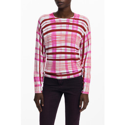 Różowy sweter damski Desigual