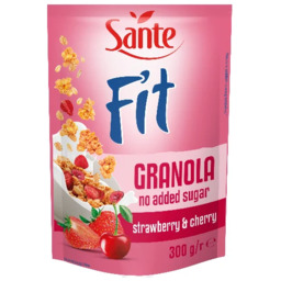 Sante Fit Granola 300 g truskawka wiśnia