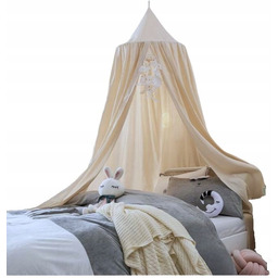 Baldachim kurtyna namiot tipi wiszący beż