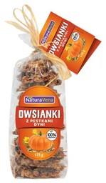 CIASTKA OWSIANKI Z PESTKAMI DYNI 175 G NATURAVENA
