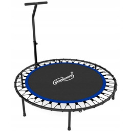 Trampolina Z Uchwytem i regulacją wysokości niebiesko-czarna 101