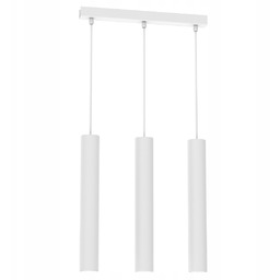 Lampa Sufitowa Hudson Biały Tuby 3xGU10 60x90xcm Lampa