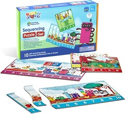 Learning Resources Zestaw Puzzli do Nauki Ciągów Liczbowych