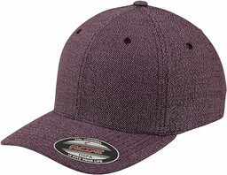 Flexfit unisex melanż burgundowy S/M Yupoong nakrycie głowy