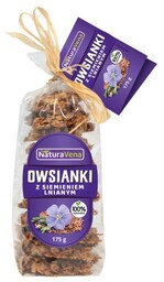 CIASTKA OWSIANKI Z SIEMIENIEM LNIANYM 175 G NATURAVENA