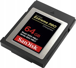 Karta Sandisk Extreme Pro CFexpress 64GB 1700MB Raw