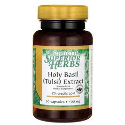 Swanson Holy Basil Extract, ekstrakt z bazylii świętej,