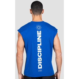 GymBeam Tank top Discipline Blue