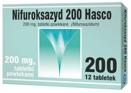 Nifuroksazyd 200 mg, 12 tabletek /Hasco/