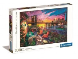 Clementoni PUZZLE 3000 MANHATTAN BALCONY SUNSET