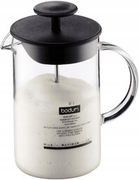 Bodum Ręczny Spieniacz Do Mleka 250ML Czarny Przezroczysty