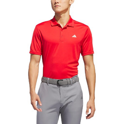 Adidas Męska koszulka polo CORE adidas Performance-XL-Collegiate czerwona