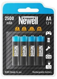 Newell 2500mAh - zestaw 4 akumulatorów NiMH AA,