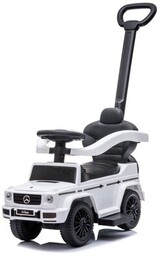 SUN BABY Jeździk Mercedes Benz G350d Biały rączka
