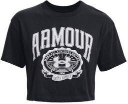 Under Armour Damski Crop Top Collegiate Crest SS