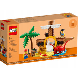 Oryginalne Lego 40589 Plac zabaw ze statkiem pirackim