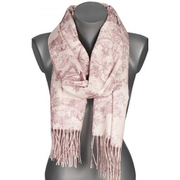 Szalik damski szal jesień-zima na prezent z frędzlami