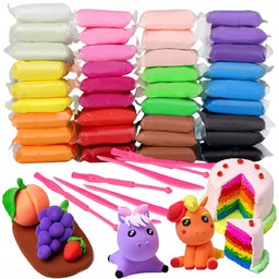 36 SZT PLASTELINA MAGICZNA POLIMEROWA SENSO PIANKOLINA PIANKOWA