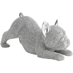 EUROFIRANY Figurka dekoracyjna Eldo 451640 Srebrny