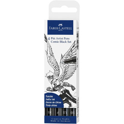 FABER-CASTELL - pisaki Pitt Artist Pen Comic Set,
